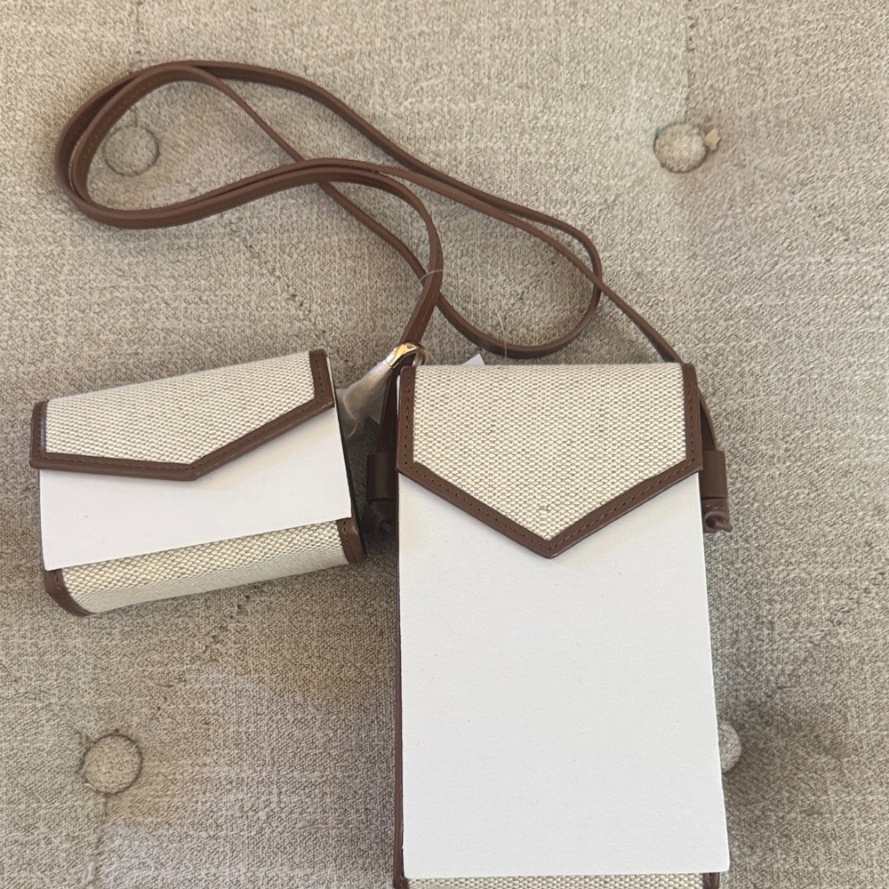NWT, JCrew envelope phone crossbody/ clip on  pouch .